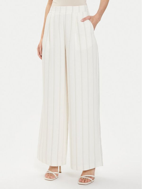 Tamaris Apparel Tamaris Apparel Hlače Carrara TAW0533 Écru Wide Leg