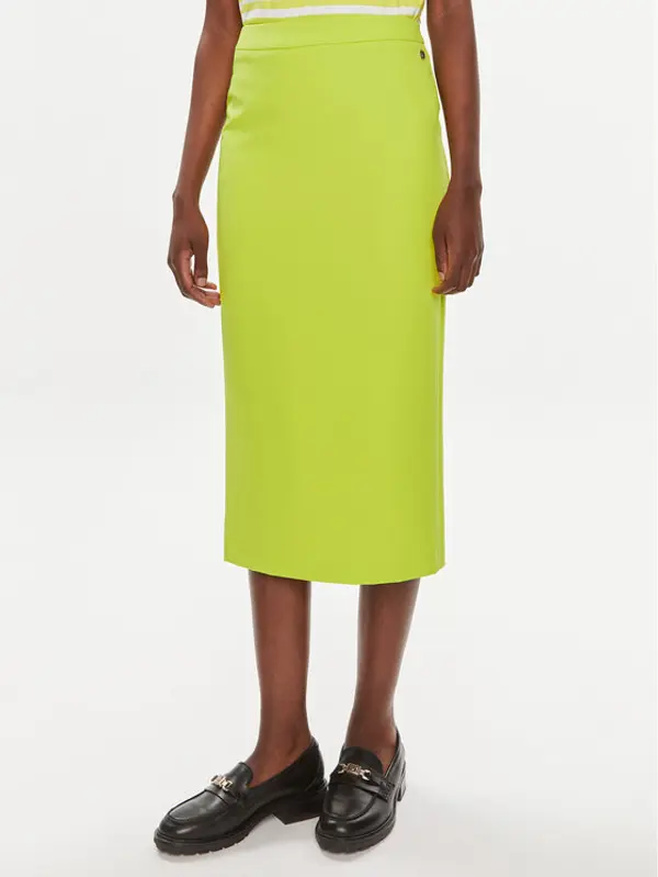 Tamaris Tamaris Apparel Suknja olovka Caorle TAW0530 Zelena Slim Fit