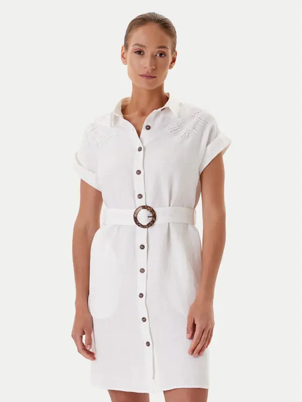 TATUUM Tatuum Haljina košulja Salima T2509.207 Bijela Regular Fit