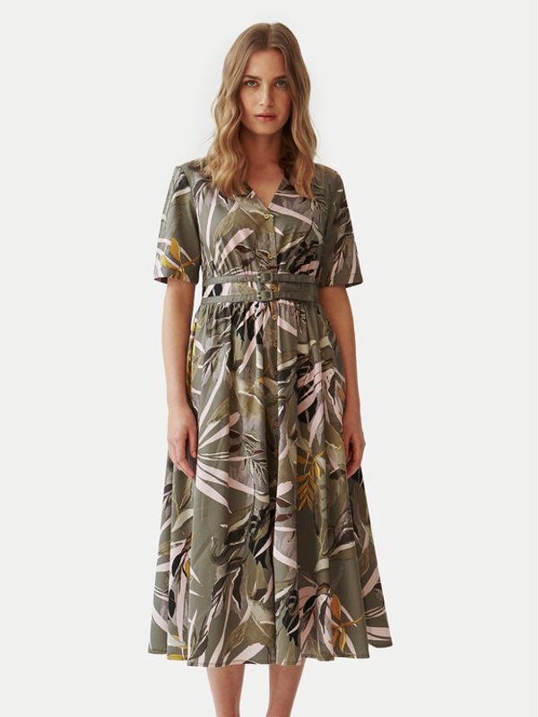 Tatuum Tatuum Haljina košulja Silta T2407.192 Zelena Regular Fit