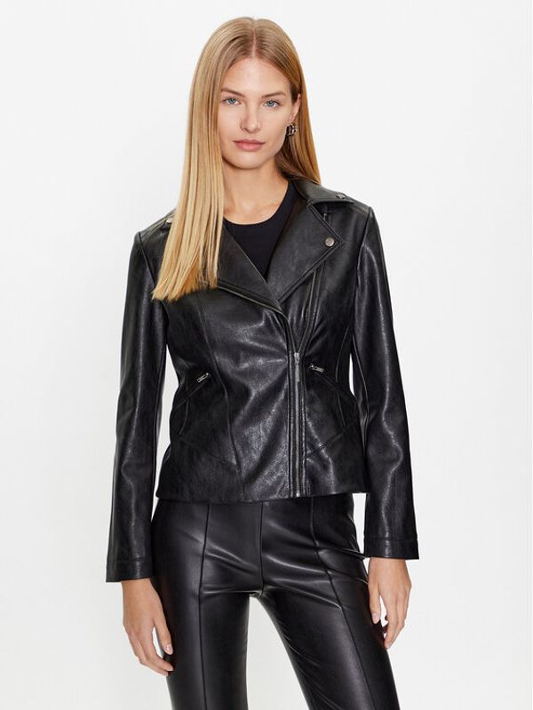 Tatuum Tatuum Jakna od imitacije kože Ramonesi T2316.013 Crna Slim Fit