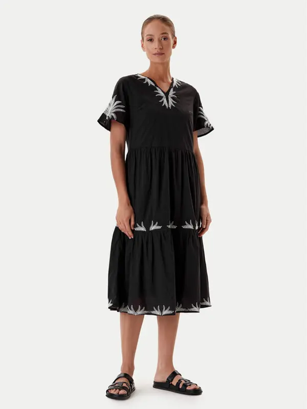 TATUUM Tatuum Ljetna haljina Ayo T2509.202 Crna Relaxed Fit