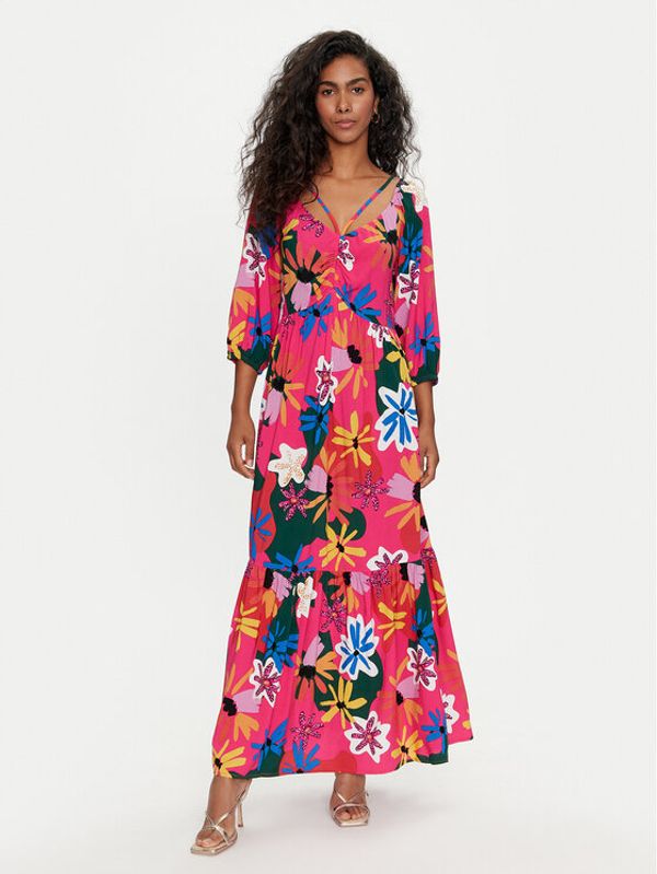 Tatuum Tatuum Ljetna haljina Palmiko T2410.205 Ružičasta Regular Fit