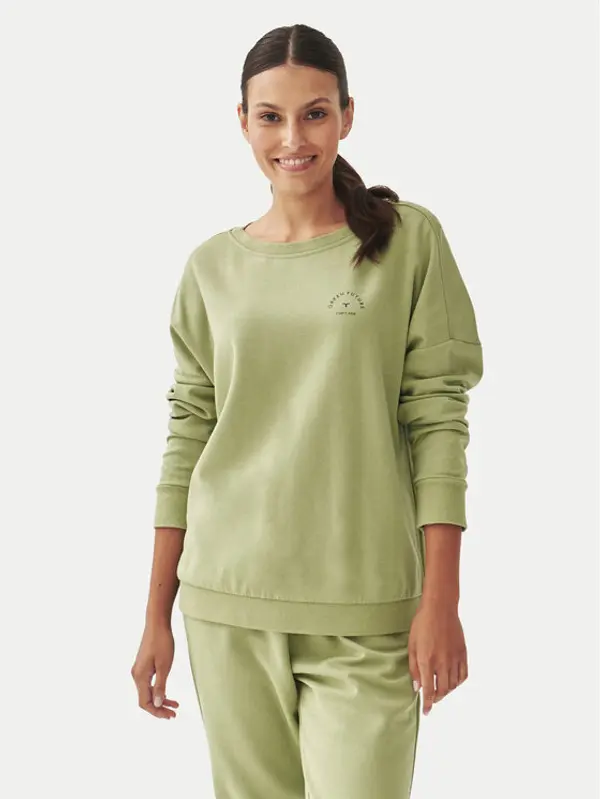 TATUUM Tatuum Majica dugih rukava Yolanda T2420.037B Zelena Relaxed Fit