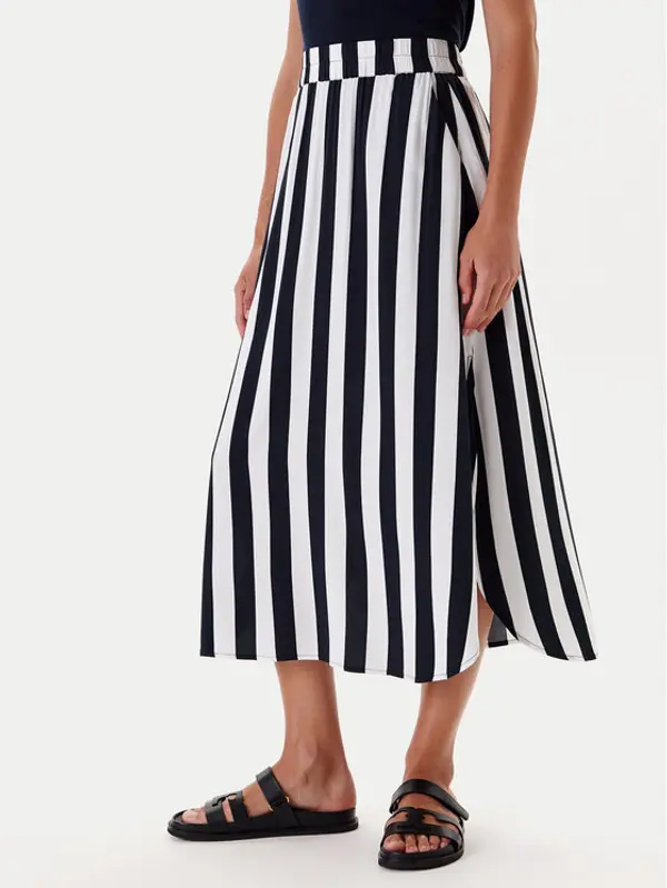 TATUUM Tatuum Midi suknja Katia 1 T2510.171 Tamnoplava Relaxed Fit