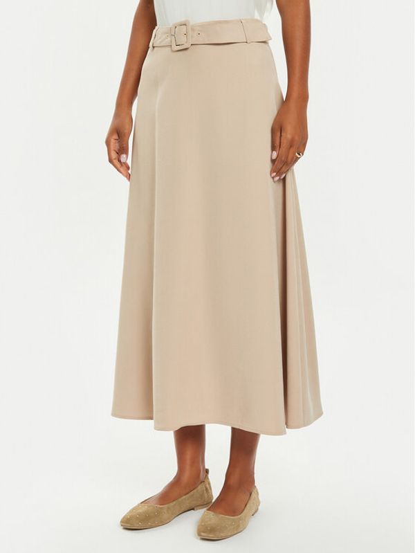 Tatuum Tatuum Midi suknja Ormi T2418.176B Bež Regular Fit