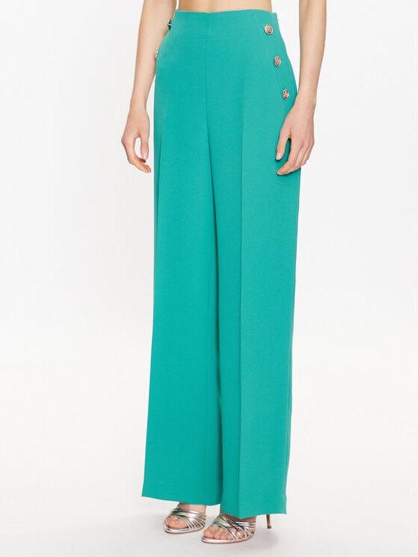 Ted Baker Ted Baker Hlače Llaylat 269651 Zelena Wide Leg