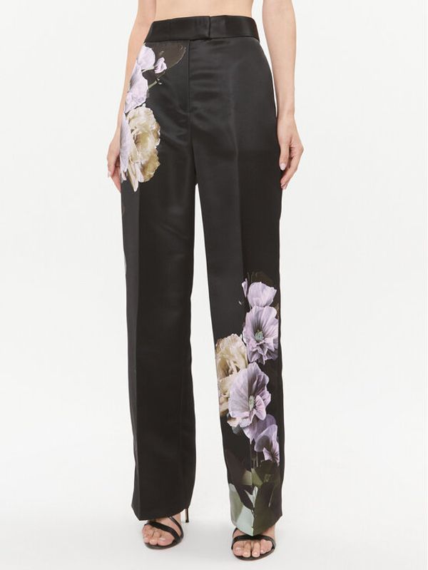 Ted Baker Ted Baker Hlače Nayaat 271678 Crna Wide Leg