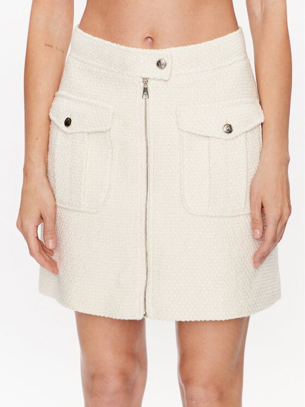 Ted Baker Ted Baker Mini suknja Cremlas 267011 Écru Regular Fit