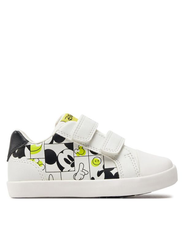 Geox Tenisice Geox B Kilwi Boy B45A7D 08554 C0552 S White/Fluo Yellow