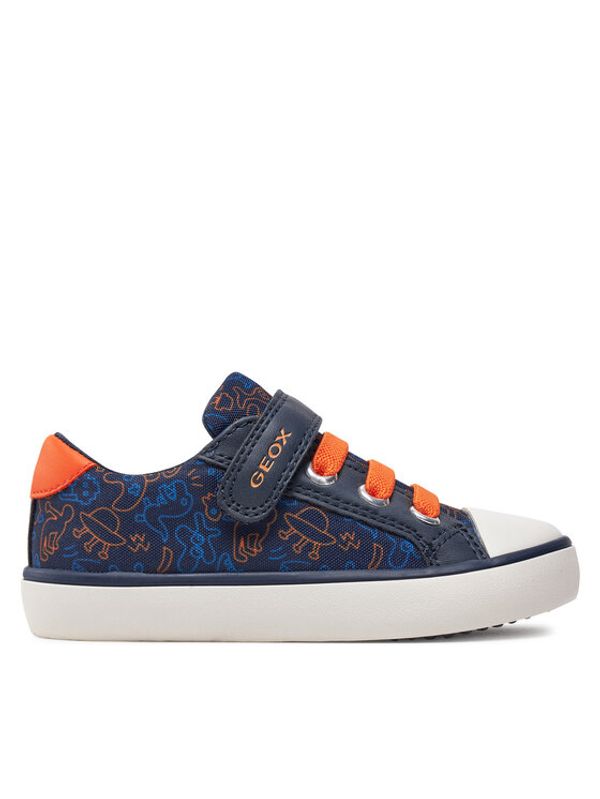 Geox Tenisice Geox J Gisli Boy J455CB 0AN54 C0820 M Navy/Orange