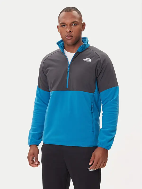 The North Face The North Face Flis 1/2 Glacier NF0A89JH Plava Regular Fit