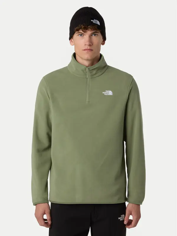 The North Face The North Face Flis Glacier NF0A8D0Q Zelena Regular Fit