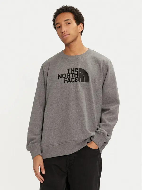 The North Face The North Face Majica dugih rukava Drew Peak NF0A89EK Siva Regular Fit