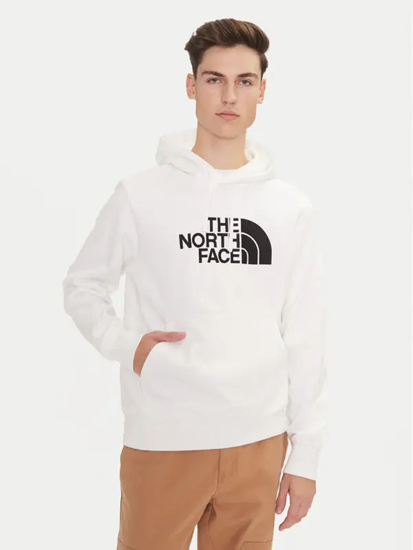 The North Face The North Face Majica dugih rukava Drew Peak NF0A89EM Bijela Regular Fit