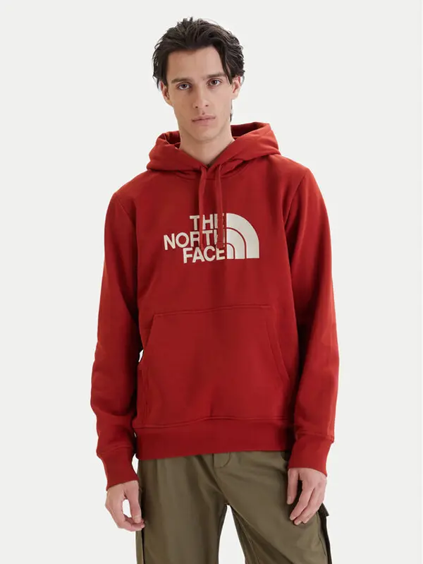 The North Face The North Face Majica dugih rukava Drew Peak NF0A89EM Tamno crvena Regular Fit