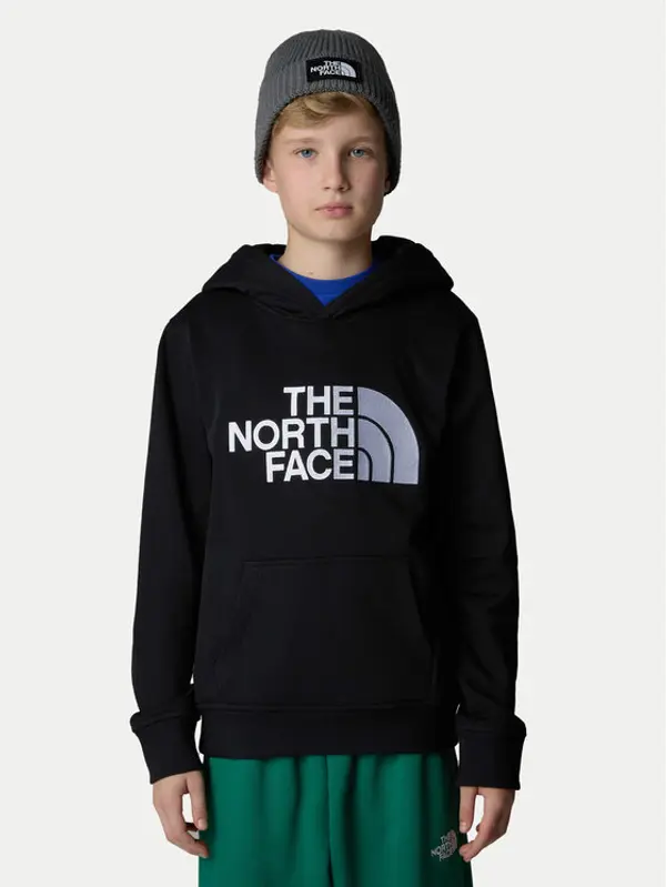 The North Face The North Face Majica dugih rukava Drew Peak NF0A89HH Crna Regular Fit