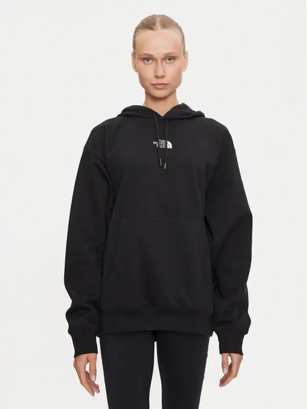 The North Face The North Face Majica dugih rukava Essential NF0A89EN Crna Oversize