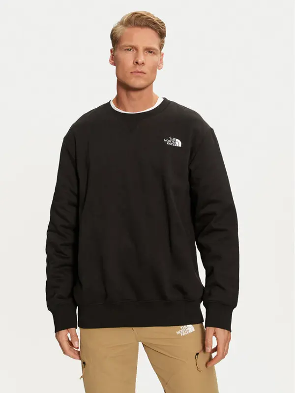 The North Face The North Face Majica dugih rukava Essential NF0A89ET Crna Regular Fit