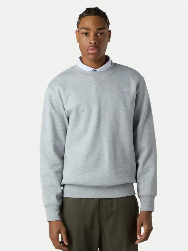 The North Face The North Face Majica dugih rukava Essential NF0A89ET Siva Regular Fit