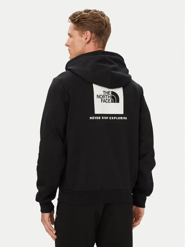 The North Face The North Face Majica dugih rukava Evolution Box Nse NF0A8CWP Crna Regular Fit