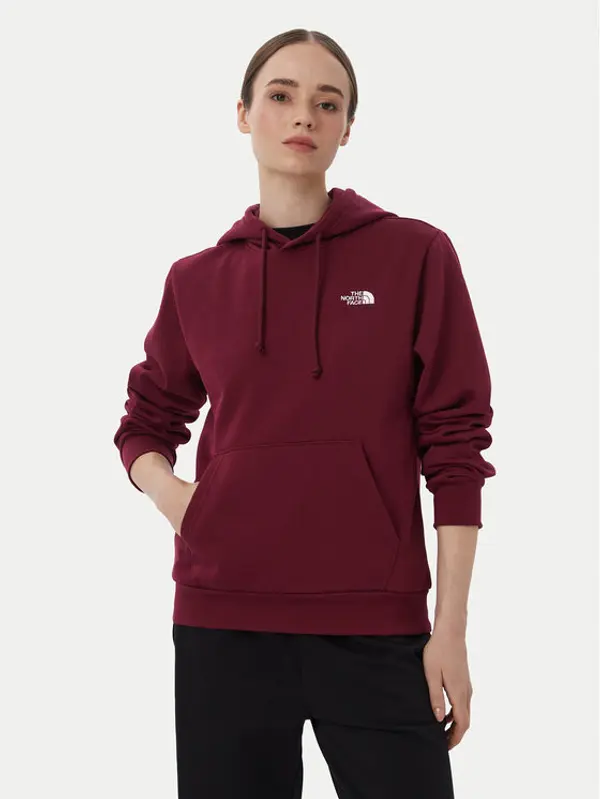 The North Face The North Face Majica dugih rukava Evolution Simple Dome NF0A8CWN Tamnocrvena Regular Fit