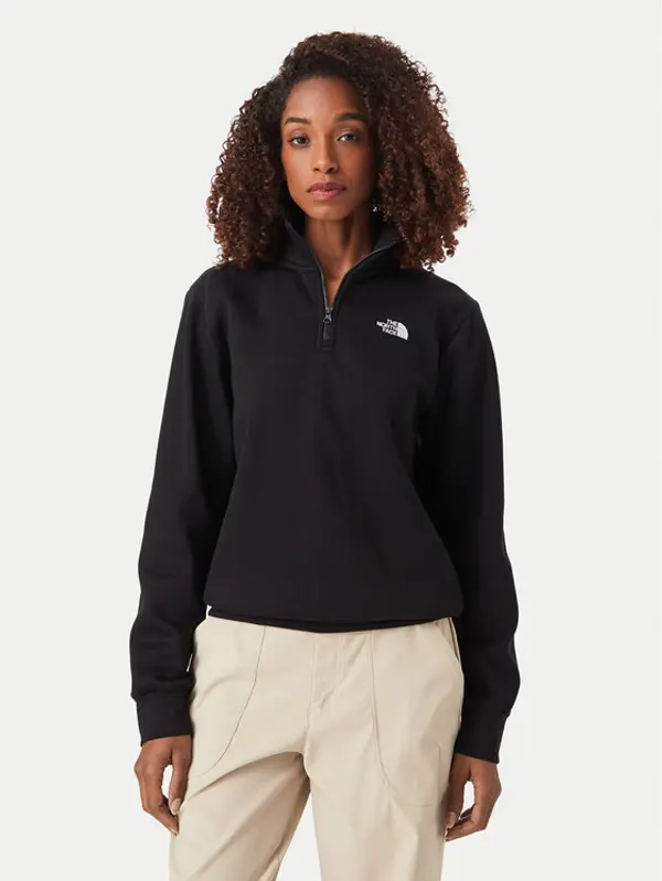 The North Face The North Face Majica dugih rukava Evolution Simple Dome NF0A8ET5 Crna Regular Fit
