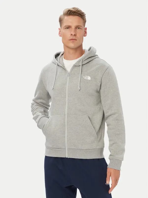 The North Face The North Face Majica dugih rukava Evolution Simple Dome NF0A8EU1 Siva Regular Fit