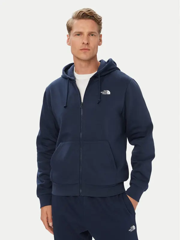 The North Face The North Face Majica dugih rukava Evolution Simple Dome NF0A8EU1 Tamnoplava Regular Fit