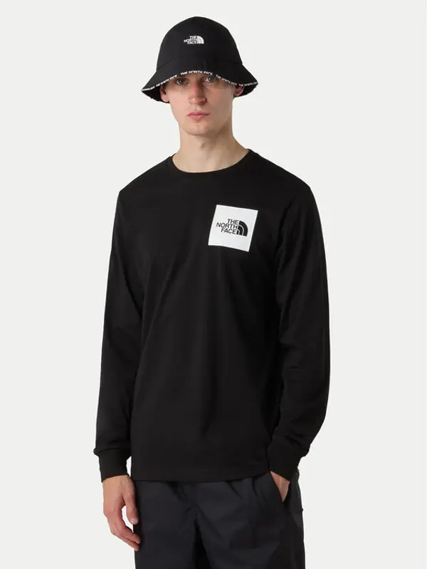 The North Face The North Face Majica dugih rukava Fine NF0A8A6P Crna Regular Fit