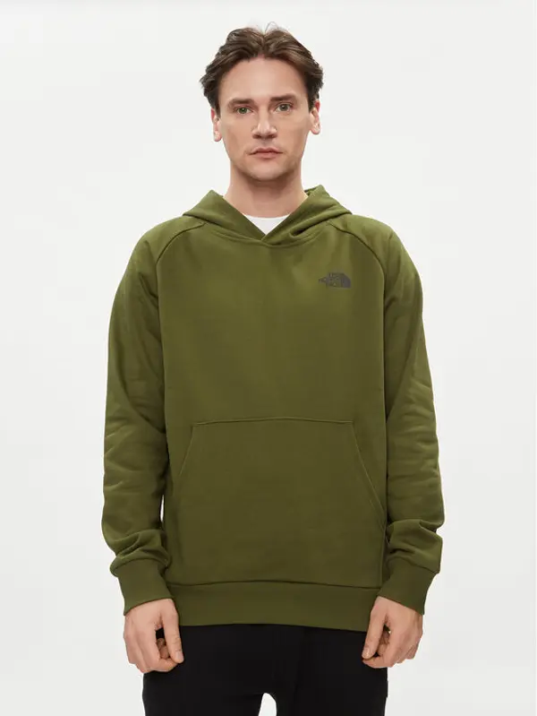 The North Face The North Face Majica dugih rukava Redbox NF0A2ZWU Zelena Regular Fit