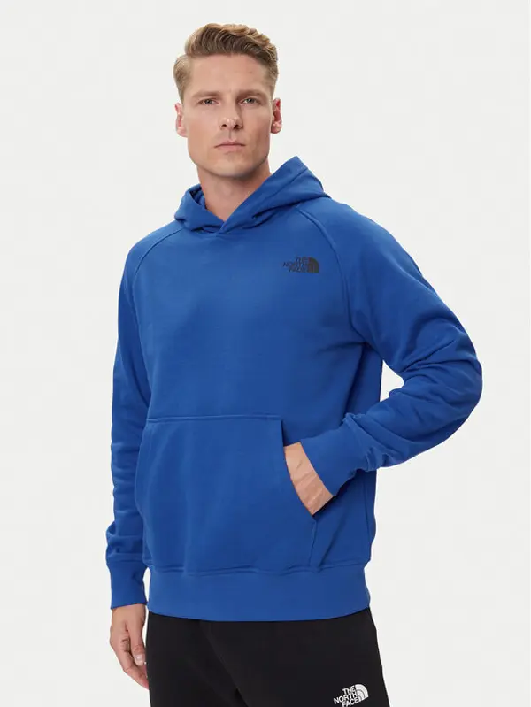 The North Face The North Face Majica dugih rukava Redbox NF0A89F9 Plava Regular Fit