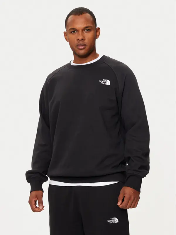 The North Face The North Face Majica dugih rukava Redbox NF0A89FA Crna Regular Fit
