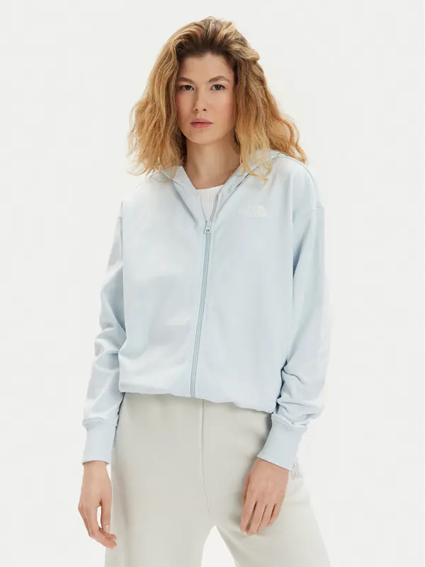The North Face The North Face Majica dugih rukava Simple Dome NF0A87E3 Svijetloplava Regular Fit
