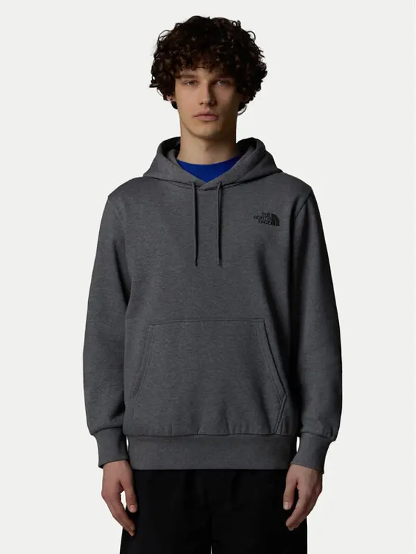 The North Face The North Face Majica dugih rukava Simple Dome NF0A89FC Siva Regular Fit