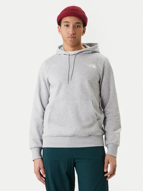 The North Face The North Face Majica dugih rukava Simple Dome NF0A89FC Siva Regular Fit