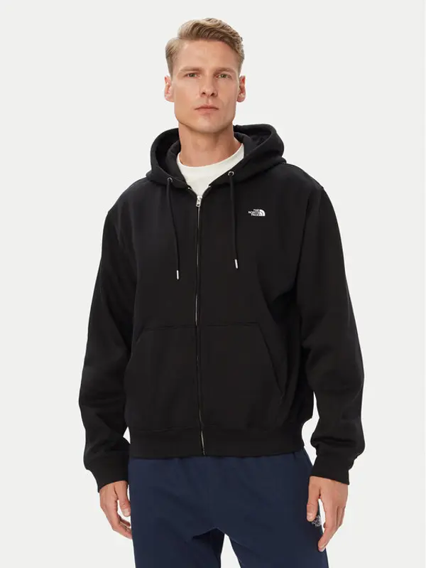 The North Face The North Face Majica dugih rukava Tnf Essential Simple Dome Rlx NF0A8FDE Crna Relaxed Fit