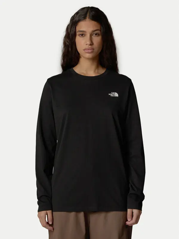 The North Face The North Face Majica Simple Dome NF0A87QP Crna Relaxed Fit