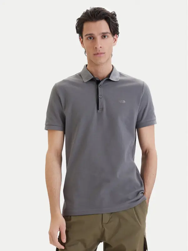 The North Face The North Face Polo PREMIUM SLIM Siva Slim Fit
