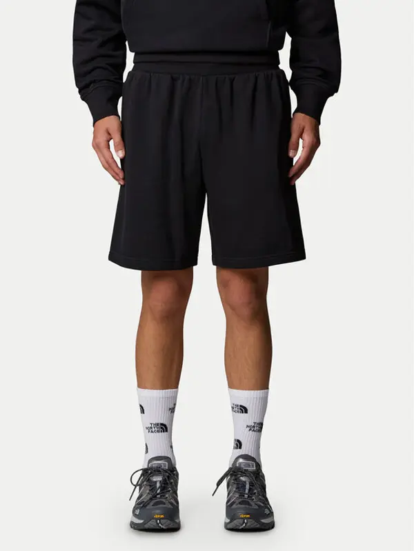 The North Face The North Face Sportske kratke hlače Easy NF0A8C2S Crna Regular Fit
