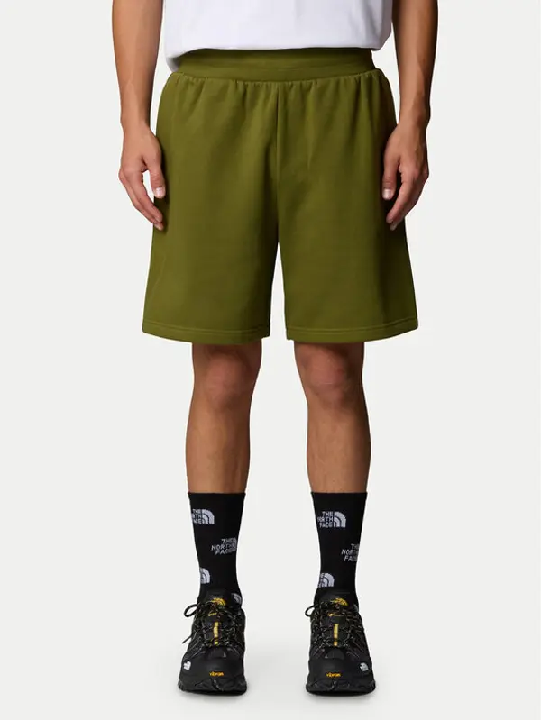 The North Face The North Face Sportske kratke hlače Easy NF0A8C2S Zelena Regular Fit