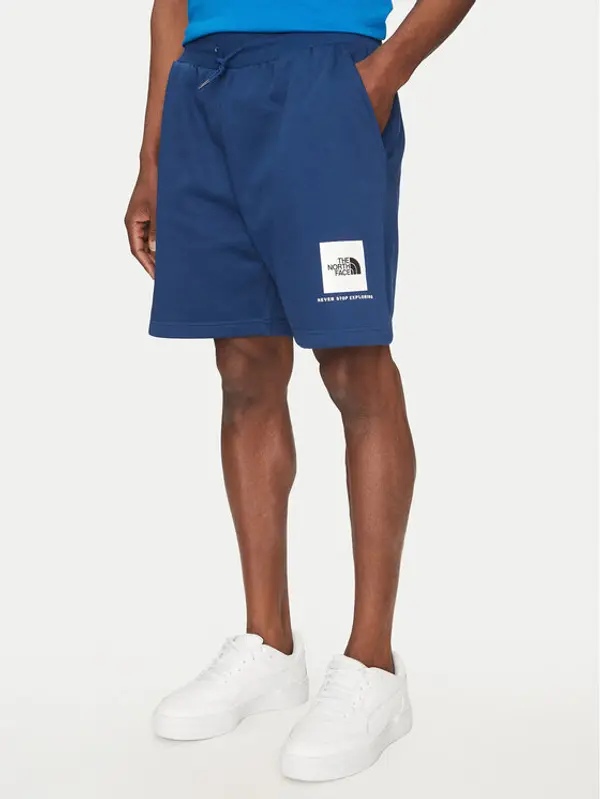 The North Face The North Face Sportske kratke hlače Nse Box NF0A8C1J Plava Regular Fit