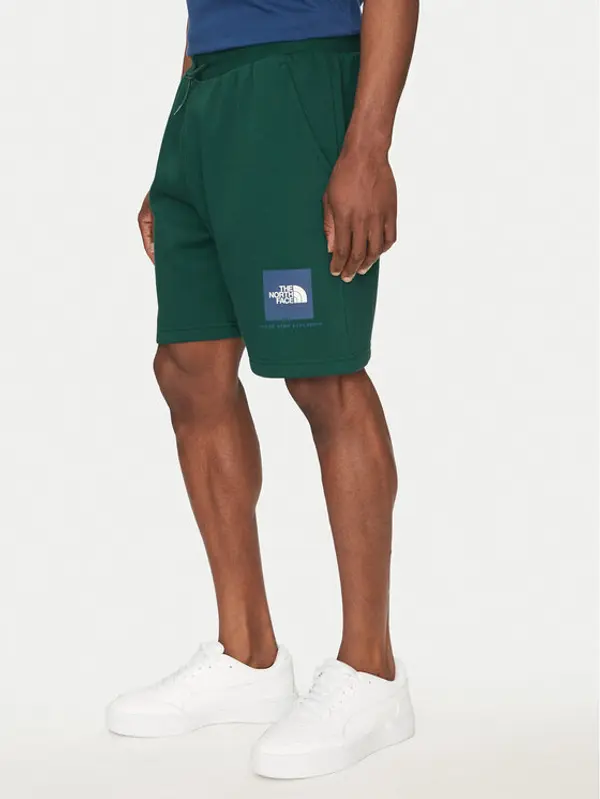 The North Face The North Face Sportske kratke hlače Nse Box NF0A8C1J Zelena Regular Fit