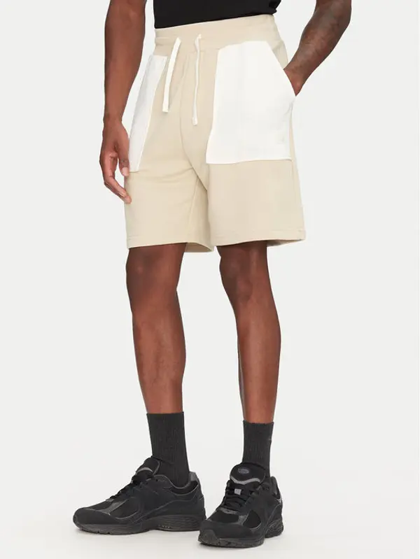 The North Face The North Face Sportske kratke hlače Terry NF0A8C29 Bež Regular Fit