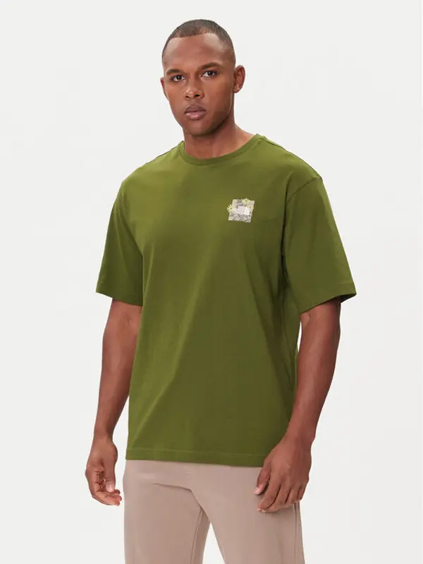 The North Face The North Face T-shirt Connect NF0A8EGW Zelena Relaxed Fit