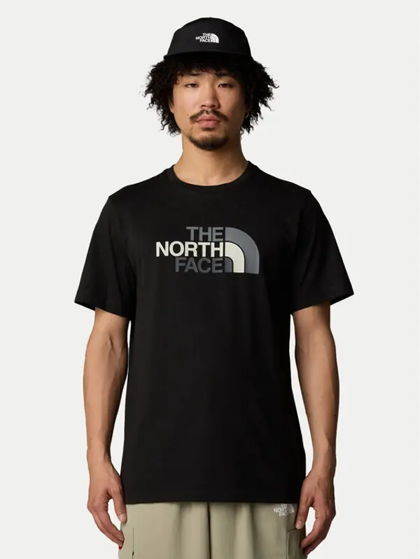 The North Face The North Face T-shirt Easy NF0A8A6C Crna Regular Fit