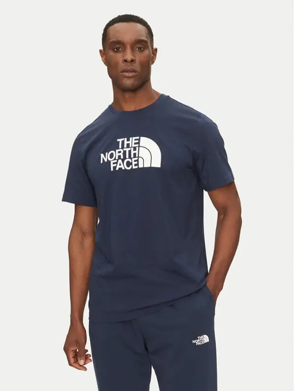 The North Face The North Face T-shirt Easy NF0A8A6C Tamnoplava Regular Fit