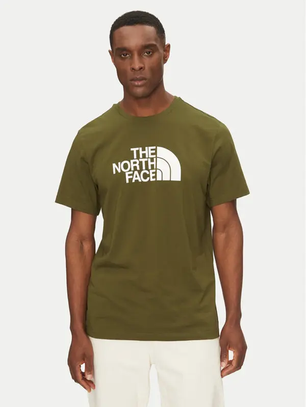 The North Face The North Face T-shirt Easy NF0A8A6C Zelena Regular Fit