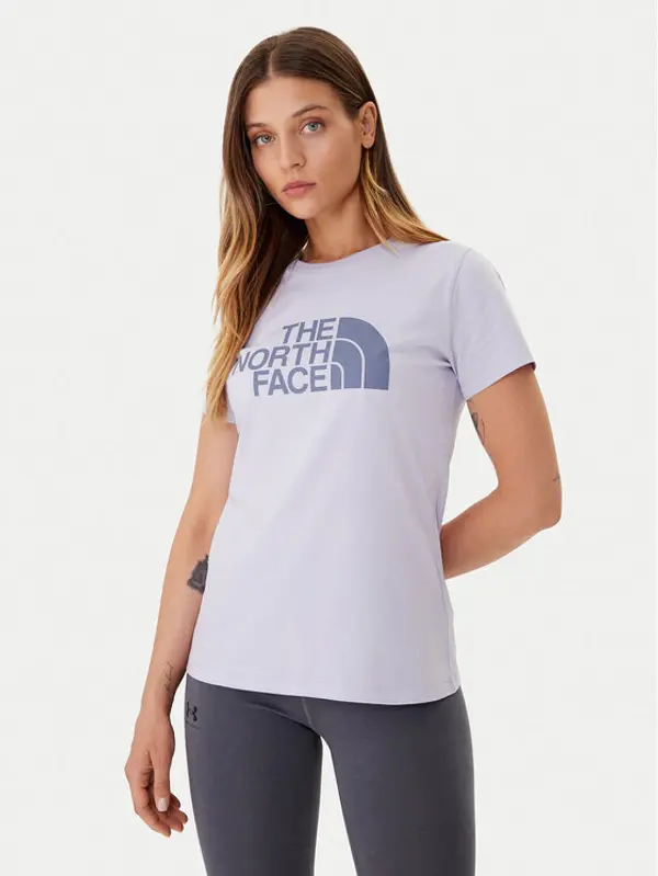 The North Face The North Face T-shirt Easy NF0A8A6D Ljubičasta Regular Fit