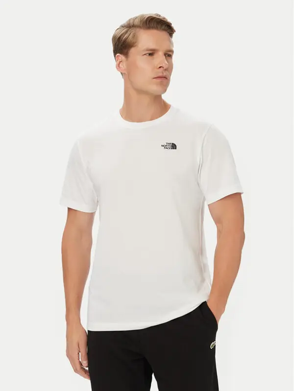The North Face The North Face T-shirt Evolution Simple Dome NF0A8CZ2 Bijela Regular Fit